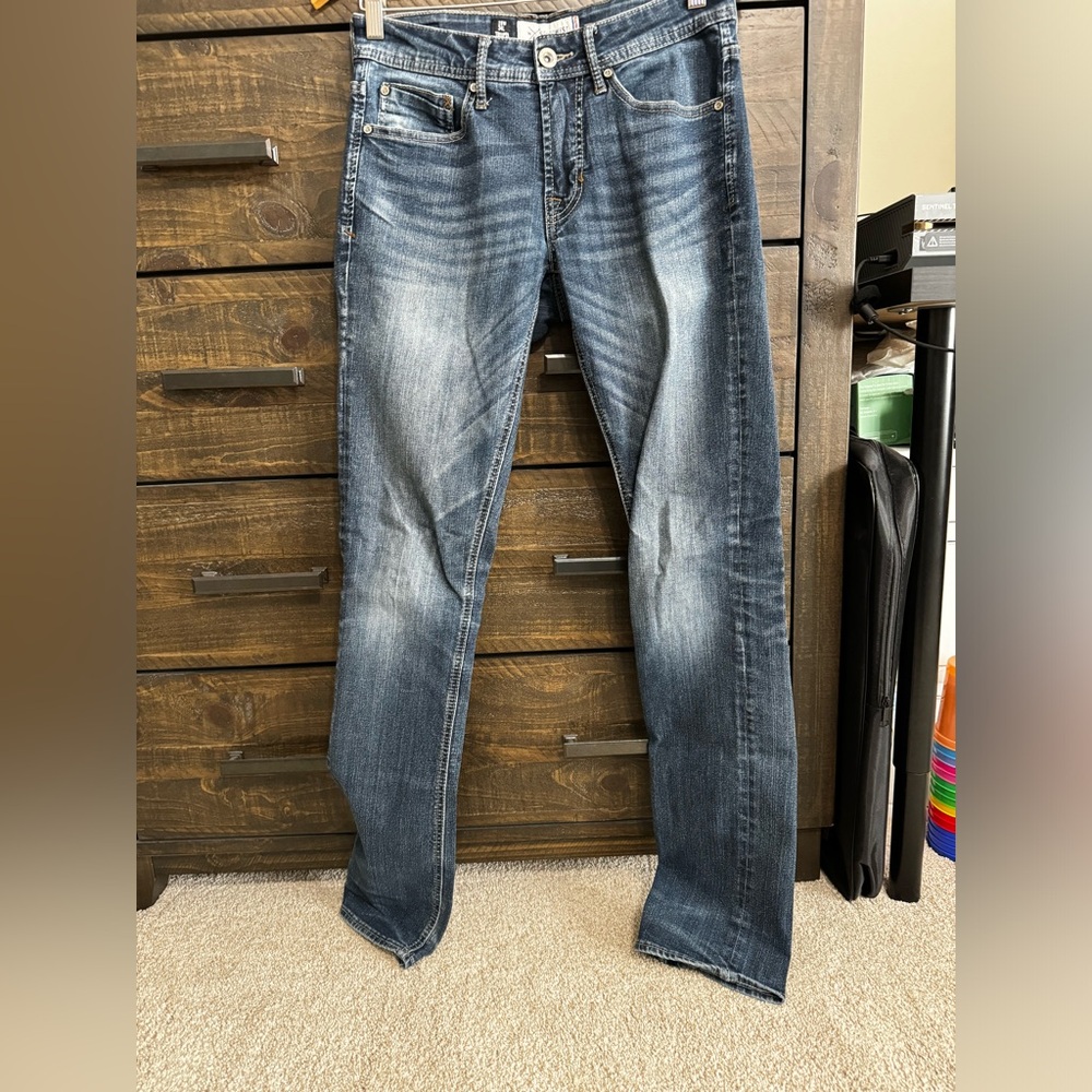 DepartWest Jeans, 28x34, blue faded wash